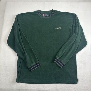 VTG Chaps Ralph Lauren Green Pullover Long Sleeve Sweatshrit Crewneck Women's L
